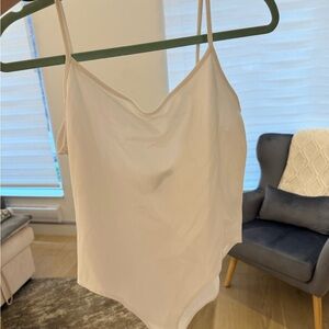 White basic bodysuit